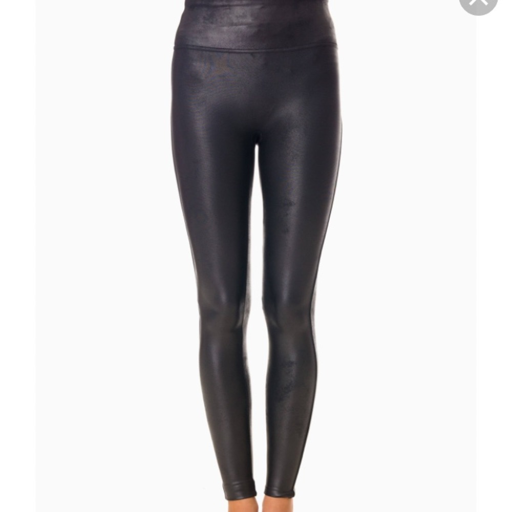 Spanx leather leggings